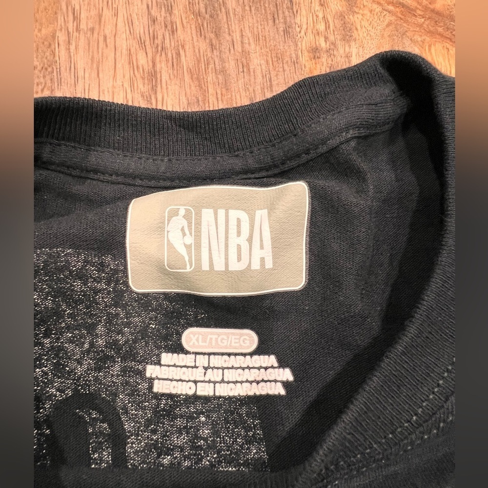 NBA Portland Trailblazers Lillard #0 Men's XL Black Jersey T-Shirt NWOT - Picture 3 of 4